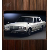 Металлическая табличка Toyota Crown Super Saloon Sedan (S110)